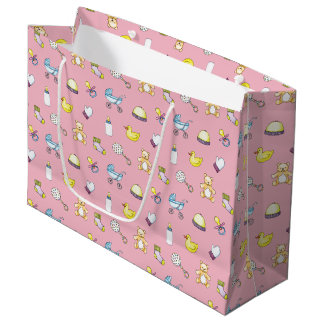 Bolsa De Regalo Grande Patrón de ducha de bebé
