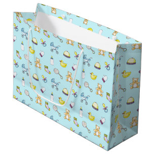 Bolsa De Regalo Grande Patrón de ducha de bebé