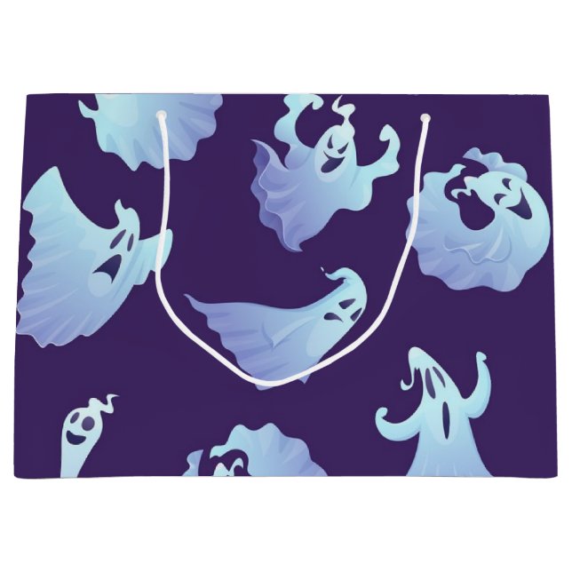 Bolsa De Regalo Grande Patrón de fantasma (Anverso)