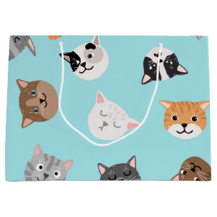 Bolsa De Regalo Grande Patrón de gato