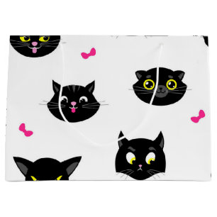 Bolsa De Regalo Grande Patrón de gato
