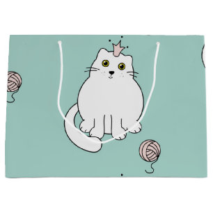 Bolsa De Regalo Grande Patrón de gato