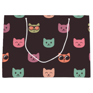 Bolsa De Regalo Grande Patrón de gato
