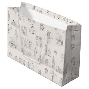Bolsa De Regalo Grande Patrón de historia griega clásica de la Antigua Gr