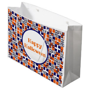 Bolsa De Regalo Grande patrón de juego temático de Halloween