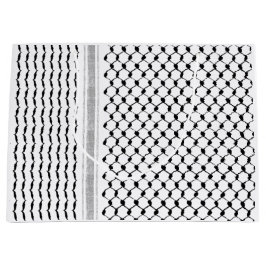 Bolsa De Regalo Grande Patrón de Kufiya árabe palestino personalizado