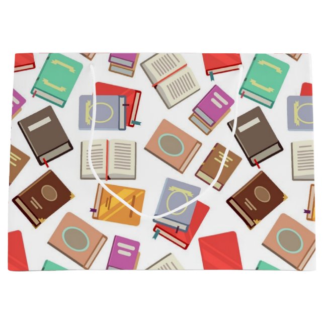 Bolsa De Regalo Grande Patrón de libro (Anverso)
