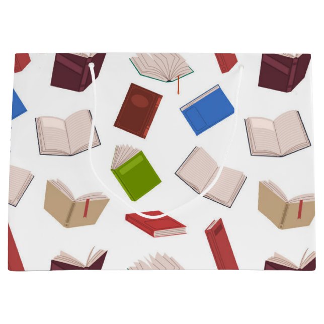Bolsa De Regalo Grande Patrón de libro (Anverso)