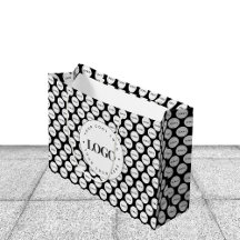 Patrón de logotipo comercial personalizado de empr