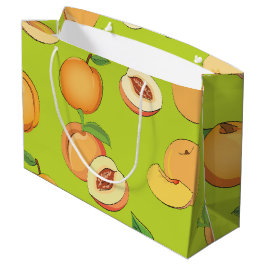 Bolsa De Regalo Grande Patrón de melocotón 4