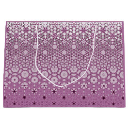 Bolsa De Regalo Grande Patrón de metamorfosis floral