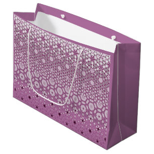 Bolsa De Regalo Grande Patrón de metamorfosis floral