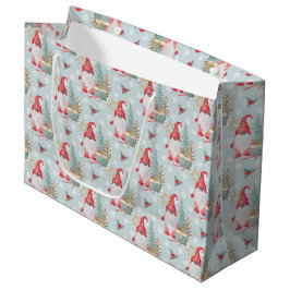 Bolsa De Regalo Grande Patrón de Navidades de Gnome