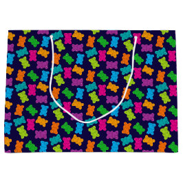 Bolsa De Regalo Grande Patrón de osos de goma