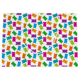 Bolsa De Regalo Grande Patrón de osos de goma