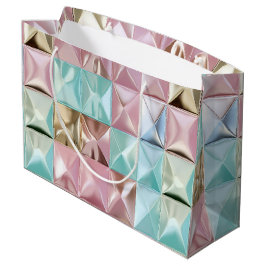 Bolsa De Regalo Grande Patrón de papel de aluminio arrugado