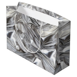 Bolsa De Regalo Grande Patrón de papel de aluminio arrugado