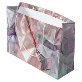 Bolsa De Regalo Grande Patrón de papel de aluminio arrugado