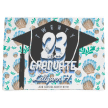 Patrón de shell de mar de graduación personalizado