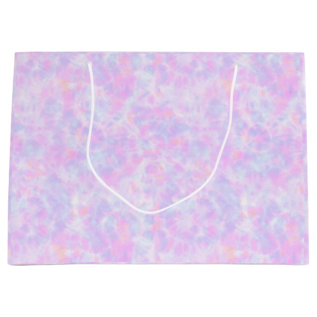 Bolsa De Regalo Grande Patrón de tinte púrpura (Anverso)