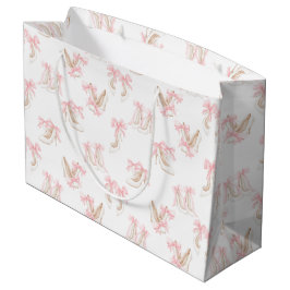 Bolsa De Regalo Grande Patrón de zapatos Coquette 