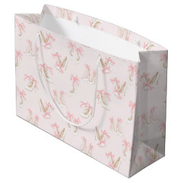 Bolsa De Regalo Grande Patrón de zapatos Coquette 