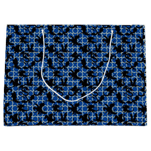Bolsa De Regalo Grande Patrón Dragon 01.wx4x4.azul Dblue BG