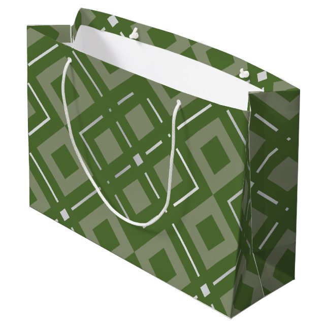 Bolsa De Regalo Grande Patrón geométrico 2 de Kamelia (Angulo reverso)