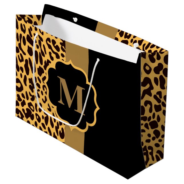 Bolsa De Regalo Grande Patrón Leopard (Angulo Anverso)