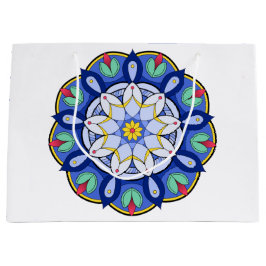 Bolsa De Regalo Grande Patrón Mandala 01