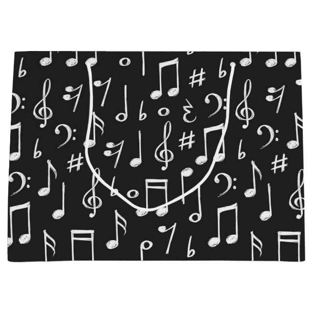 Bolsa De Regalo Grande Patrón musical (Anverso)