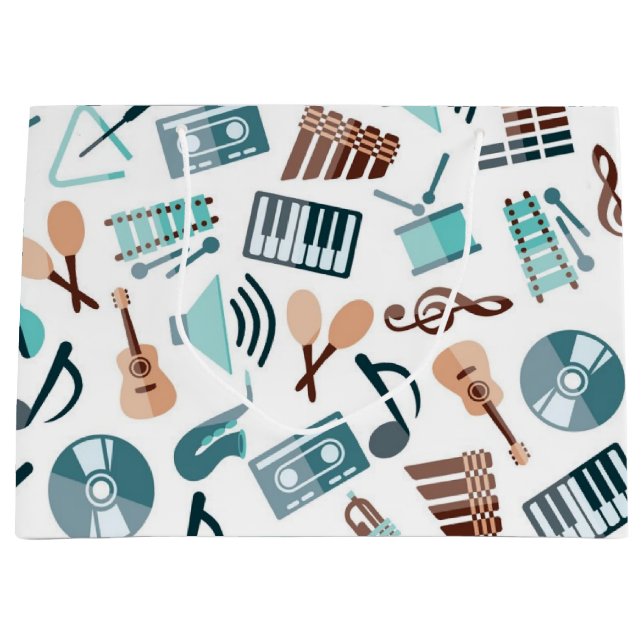 Bolsa De Regalo Grande Patrón musical (Anverso)