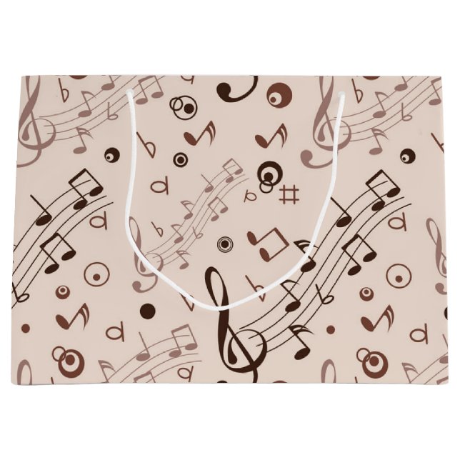 Bolsa De Regalo Grande Patrón musical (Anverso)