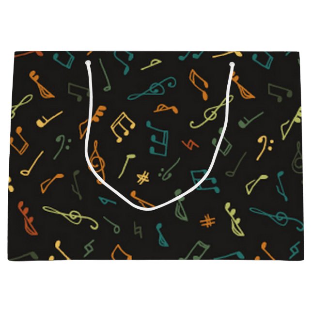 Bolsa De Regalo Grande Patrón musical (Anverso)
