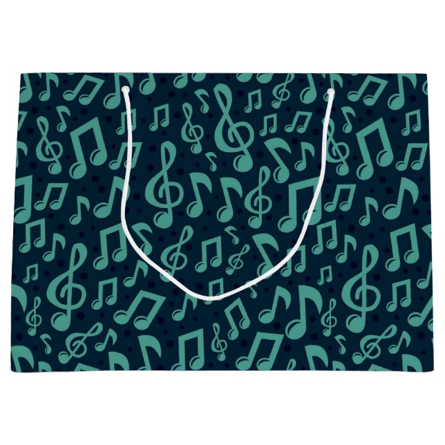 Bolsa De Regalo Grande Patrón musical (Anverso)