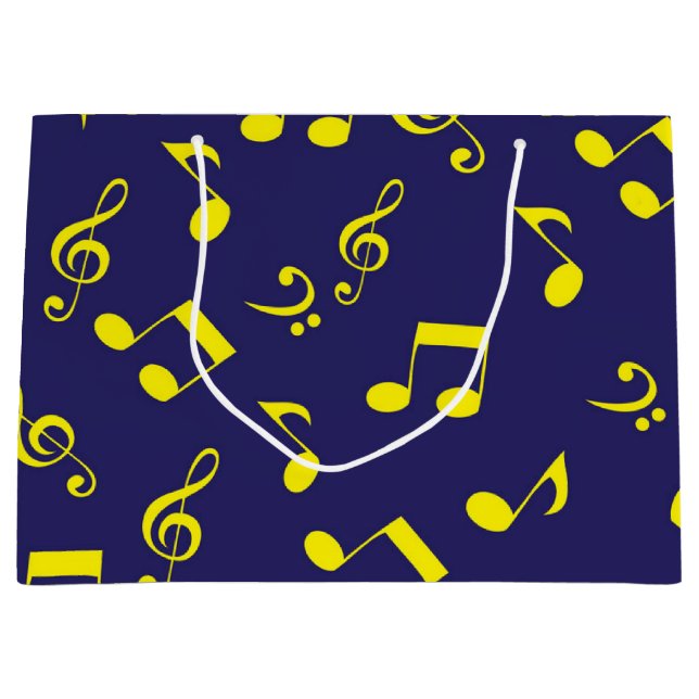 Bolsa De Regalo Grande Patrón musical (Anverso)