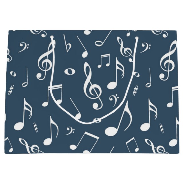 Bolsa De Regalo Grande Patrón musical (Anverso)