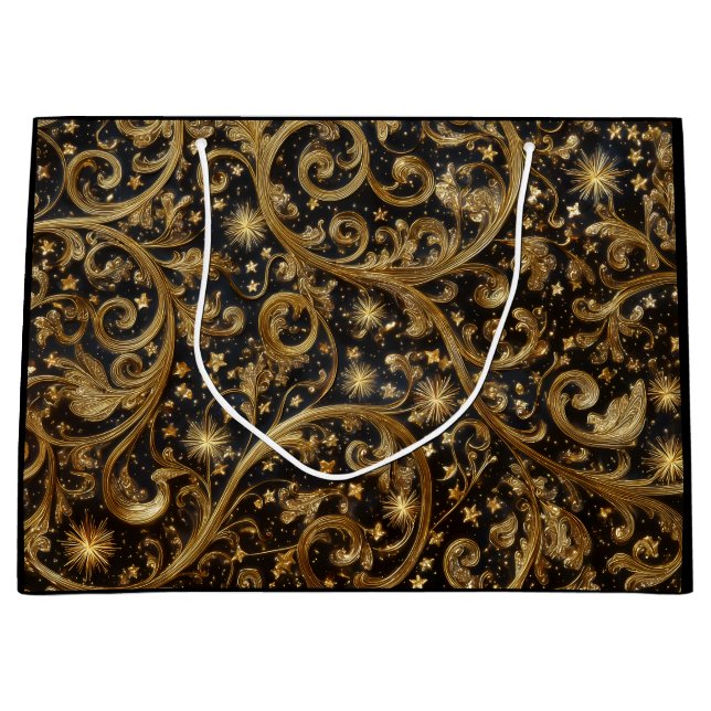 Bolsa De Regalo Grande Patrón resumen de navidades (Anverso)