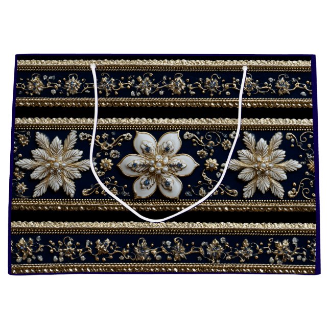 Bolsa De Regalo Grande Patrón resumen de navidades (Anverso)