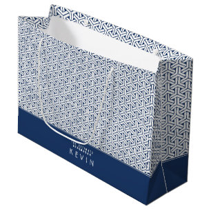 Bolsa De Regalo Grande Patrón samurai Groomsman personalizado