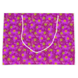 Bolsa De Regalo Grande Patrón sin soldadura de Rosa salvaje