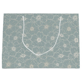 Bolsa De Regalo Grande Patrón sin solera de Romance vintage