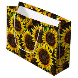 Bolsa De Regalo Grande Patrón Sunflower Grande Sunny