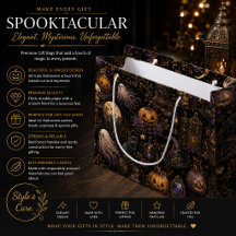 Patrón Vintage Gótico de Halloween Noche Espeluzna
