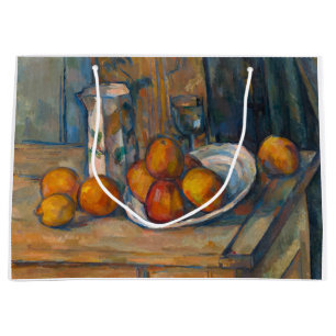 Bolsa De Regalo Grande Paul Cezanne - Todavía la vida con jugo de leche y