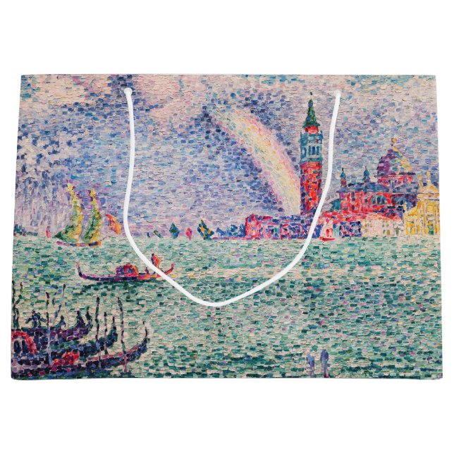 Bolsa De Regalo Grande Paul Signac - Arcoiris, Venecia (Anverso)