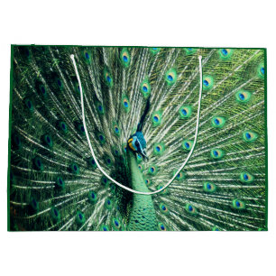 Bolsa De Regalo Grande Pavo real contonea