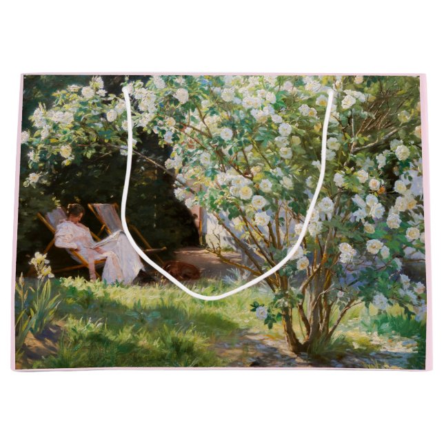 Bolsa De Regalo Grande Peder Severin Kroyer - Rosas (Anverso)