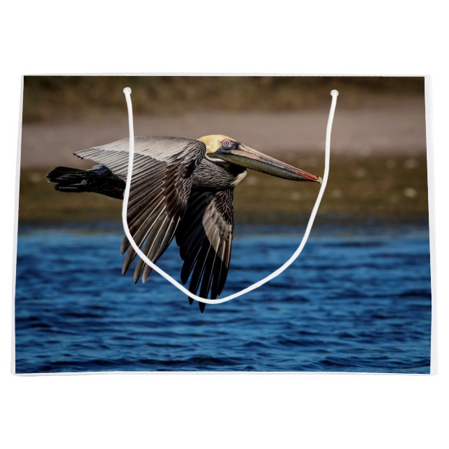 Bolsa De Regalo Grande Pelícano en vuelo (Anverso)