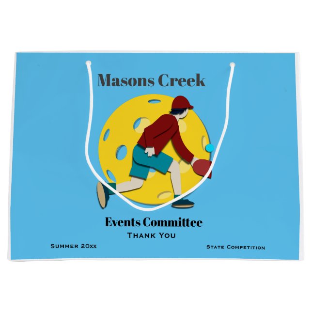 Bolsa De Regalo Grande Pelota de Pickle (Anverso)